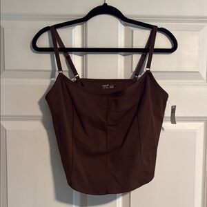 Brown Women's Top